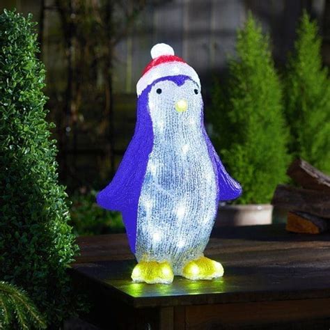 Standing Light Up Penguin Christmas Decoration Cm Marco Paul