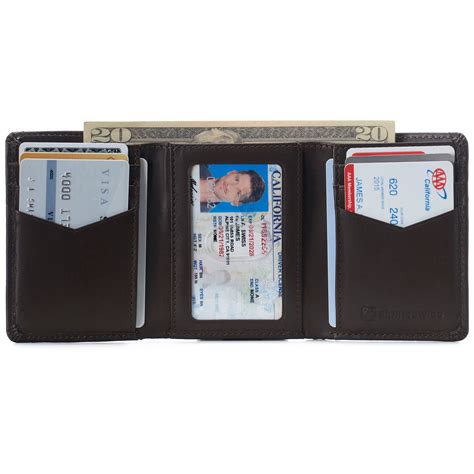 Alpine Swiss Mens Trifold Wallet RFID Blocking Genuine Leather Bifold ...