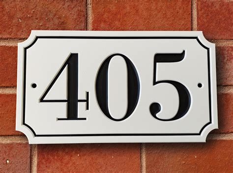 house numbers 3