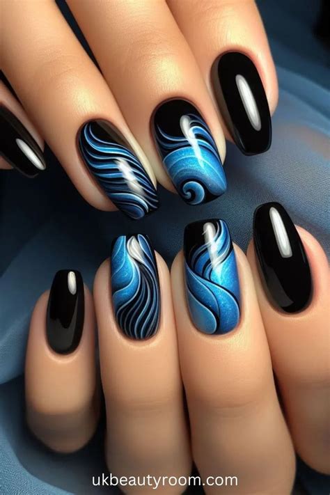 S Most Stunning Blue Nail Designs Unveiled In Fancy Nails