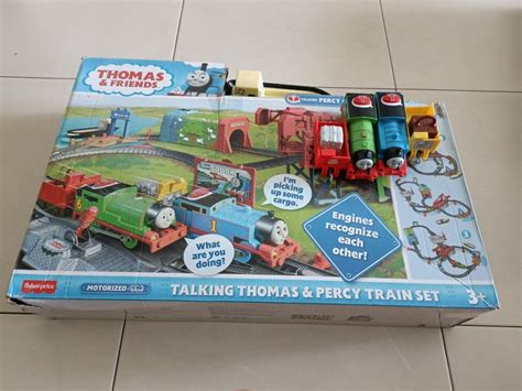 Thomas And Friends Talking Thomas And Percy Train Set Hobbies And Toys Toys And Games On Carousell