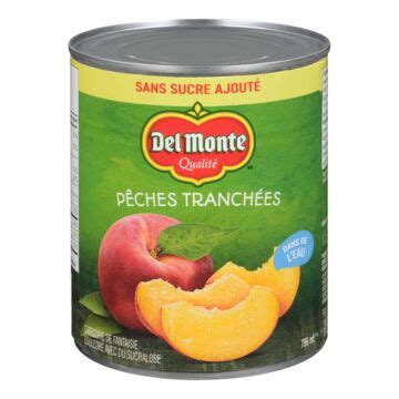 P Ches En Tranches Dans L Eau Sans Sucre Ajout Del Monte Super C