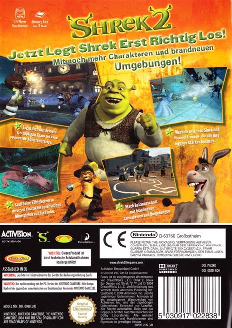 Shrek Cover Or Packaging Material Mobygames