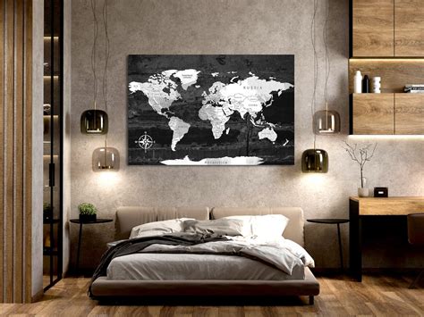 World Maps World Maps Canvas World Maps Wall Art World Maps - Etsy