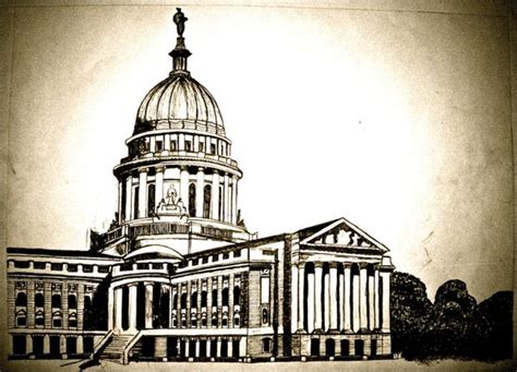 Capitol Building Drawing At Getdrawings Free Download