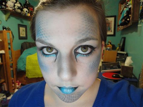 Reptilian Mermaid Makeup By Rooki3cooki3 On DeviantArt Mermaid Makeup