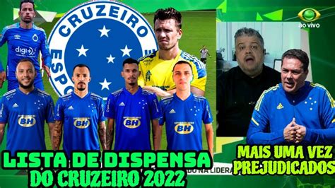 LISTA DE DISPENSA DO CRUZEIRO PARA 2021 VASCO 1X1 CRUZEIRO PÊNALTI