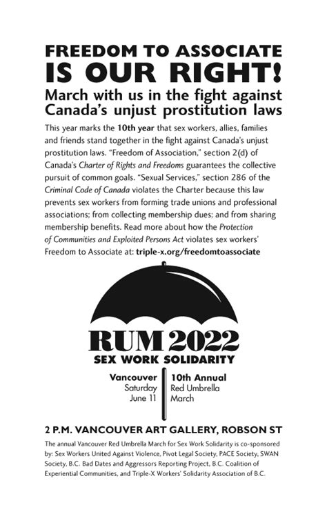 Vancouver Red Umbrella March 2022