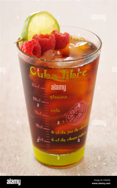 Cuba Libre Cocktail Stock Photo Alamy