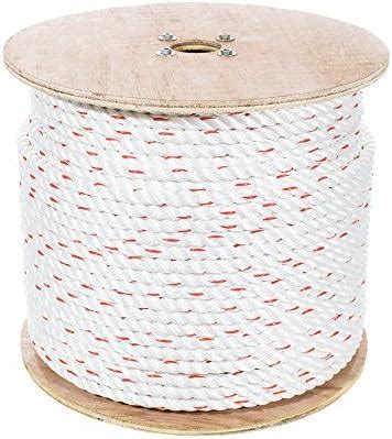 Poly Dacron Rope 1 2 Inch 100 Feet Twisted 3 Strand Line With