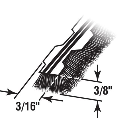 PRIME LINE Products T 8761 Zipper Pile Weatherstrip For Windows Doors