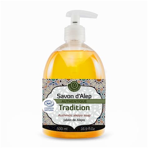 Savon D Alep Liquide Authentique Tradition 500mL