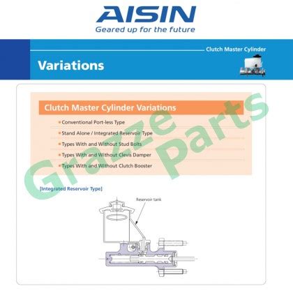 Aisin Hydraulic Top Upper Clutch Master Pump Cylinder Cmt A For