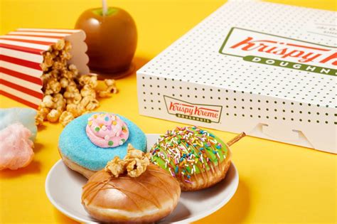 Krispy Kremes Newest Doughnuts Inspired By Favorite Carnival Treats