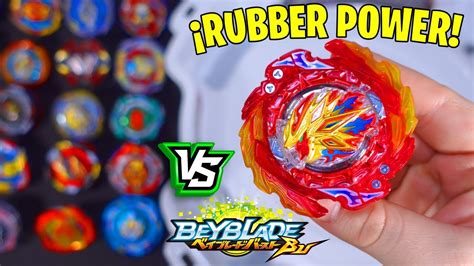 El Beyblade De Goma Total Nuevo Super Hyperion Rr Vs Todos Los