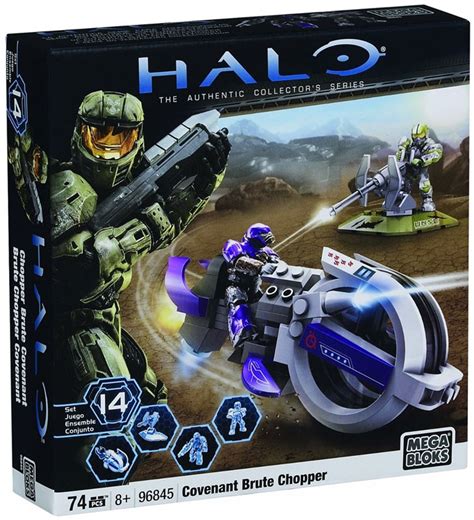 Mega Bloks Halo The Authentic Collectors Series Covenant Brute Chopper Set 96845 - ToyWiz