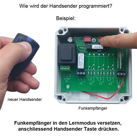 Berner Torantriebe Handsender Programmieren