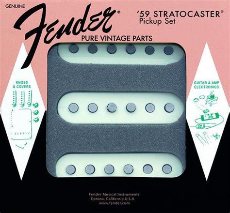 Fender Pure Vintage Strat Pickup Set Georgi D Gitarer