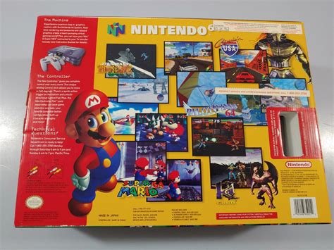 Nintendo 64 System Item Box And Manual Nintendo 64