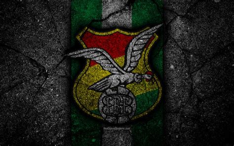 Download wallpapers Bolivia national football team, 4k, emblem, grunge ...