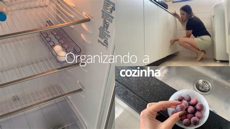 Arrumando A Casa Organizando A Cozinha Limpei A Geladeira Lavando