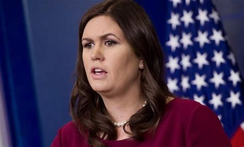 Gov Sarah Sanders Ditches 19k Lectern Because The Press Talks About Nothing Else Raw Story