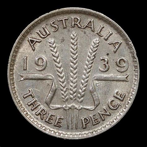 1939 Australia 3 Pence For Sale Buy Now Online Item 687723