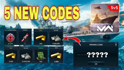 Modern Warship Warships Promo Codes New Modern Warships Codes