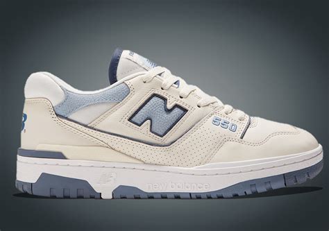 The New Balance 550 Arrives In A Beige Vintage Indigo Colorway