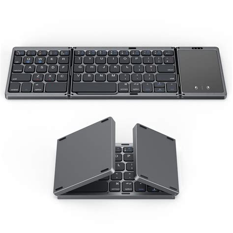 Buy Seenda Folding Bluetooth Keyboard with Touchpad, Mini Travel ...