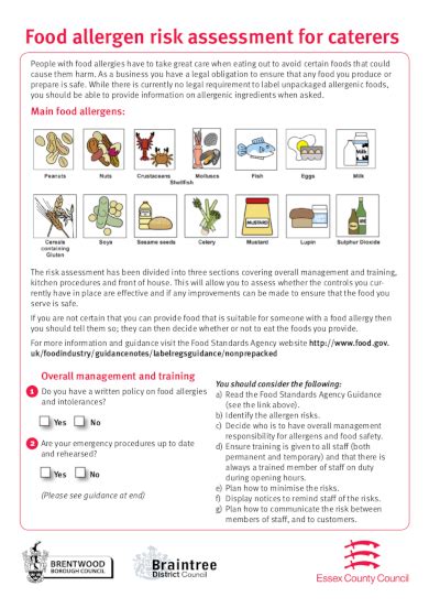 Allergen Risk Assessment