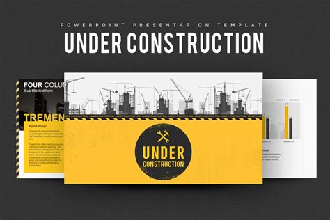 Construction Safety PPT | Creative PowerPoint Templates ~ Creative Market