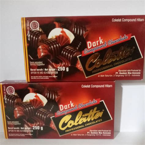 Jual Colatta Dark Compound 250gr Coklat Blok Hitam Kab Bogor