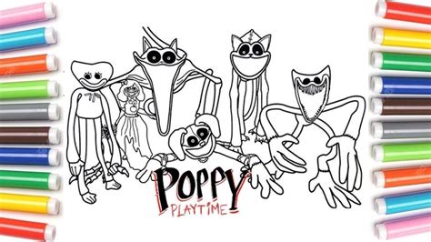 Mega Poppy Playtime Chapter Coloring Pages How To Color Big