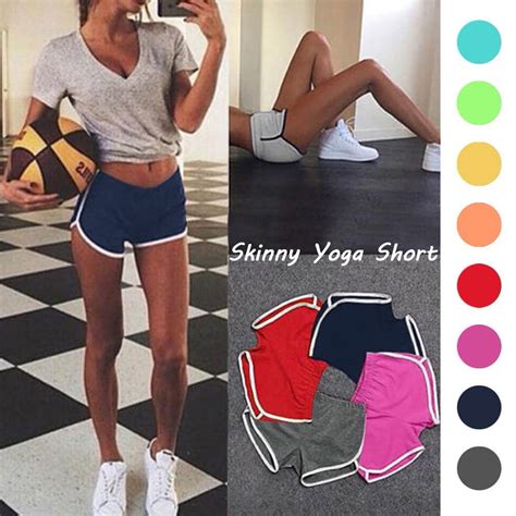 Simua Women S Sexy Booty Shorts Retro Dolphin Shorts Sports Yoga Gym Running Hot Pants Walmart
