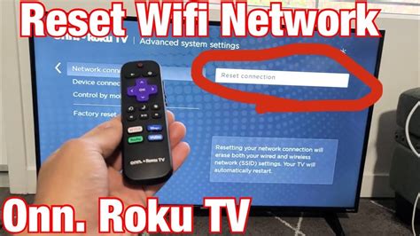 Onn Roku Tv How To Reset Wifi Internet Network Disconnect Sign Out