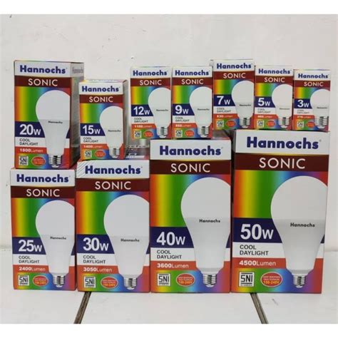 Jual Hannochs Sonic Bulb Lampu LED 3W 5W 7W 9W 12W 15W 20W