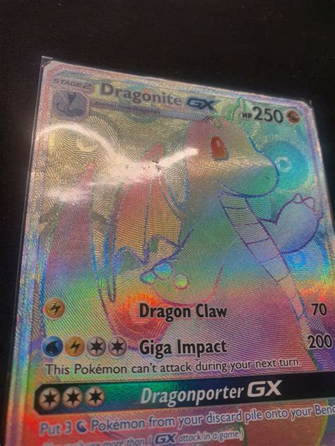 Dragonite GX SM156 Rainbow Rare Promo 2018 Values MAVIN