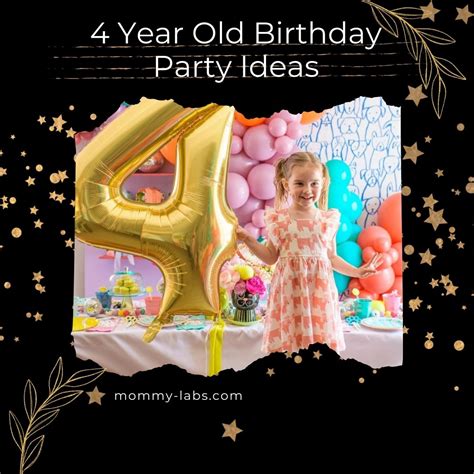 4 Year Old Birthday Party Ideas - Indoor, Outdoor and Games