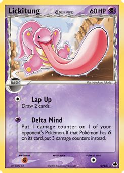 Lickitung Ex Dragon Frontiers Tcg Card Database Pokemon