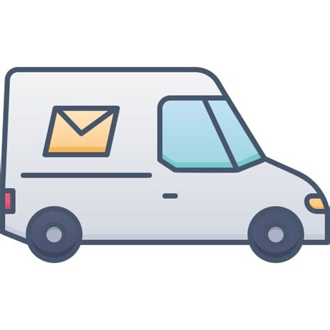 Mail truck Generic Outline Color icon