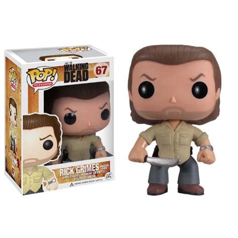 Best Zombie Gifts » Funko POP Walking Dead Prison Yard Rick Grimes Vinyl Figure