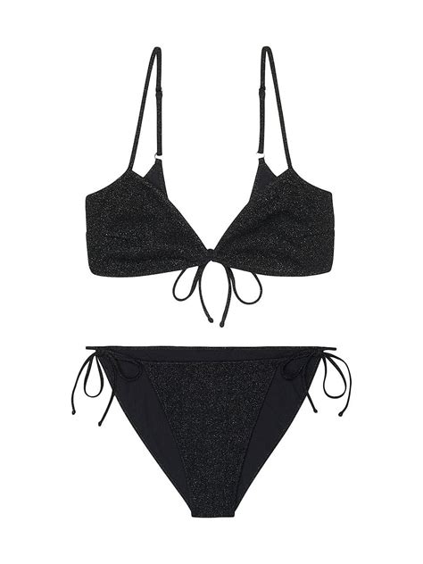 Balenciaga Minimal Bikini Set In Black Lyst