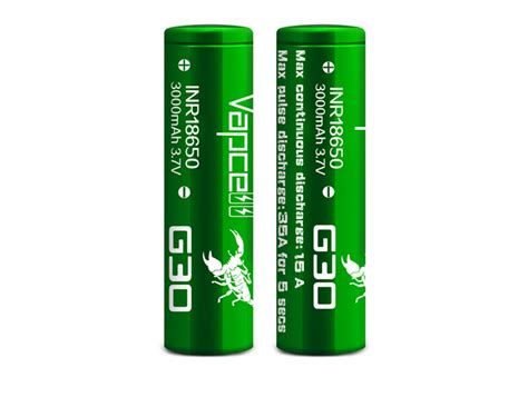 Bateria 18650 Vapcell G30 3000 Mah Eledelitio