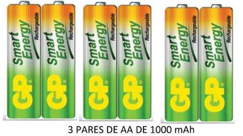 Baterias Pilas Recargables Gp Aa Mah Pares Ofertas Julio Clasf