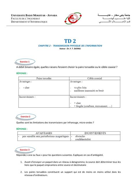 Corrig Td Par Fati Fichier Pdf