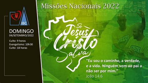 H Miss Es Nacionais S Jesus Cristo Salva Youtube