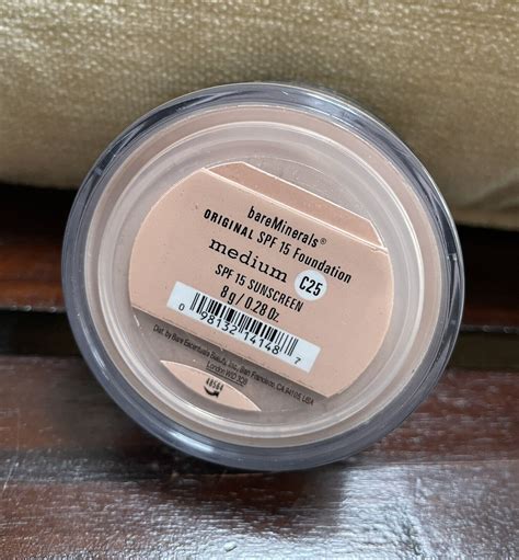 Bareminerals Original Loose Powder Foundation Spf 15 Medium C25 8g New