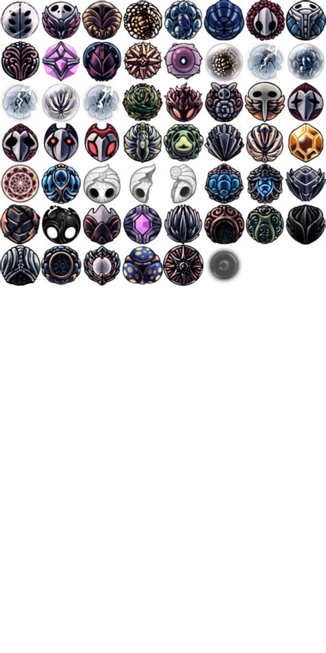 Hollow Knight Charm Badges Theme Plaza