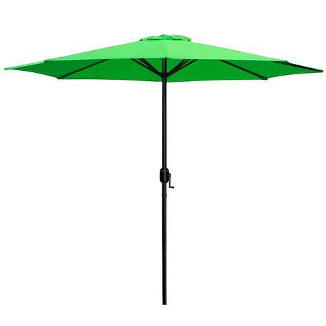 Bigtree Extra Large 9ft Outdoor Patio Umbrella 8 Ribs Garden Deck Table Uv Resistant Crank